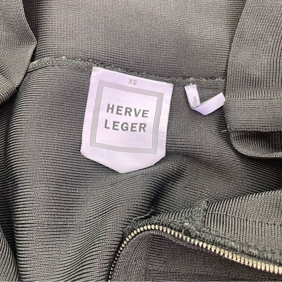 Herve Leger High Waist Zip Front Bandage Skirt - Picture 6 of 7